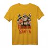 Badass Santa Lustiges Weihnachtsmann T-Shirt für Erwachsene – Originelle Weihnachtskleidung mit Tattoos und Sonnenbrille, Perfekt als Geschenk