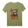 Badass Santa Lustiges Weihnachtsmann T-Shirt für Erwachsene – Originelle Weihnachtskleidung mit Tattoos und Sonnenbrille, Perfekt als Geschenk