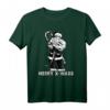 Bad Santa Muskel Weihnachtsmann T-Shirt - Lustiges Kraftsport Weihnachtsgeschenk für Bodybuilder, Powerlifter & Fitness Freaks