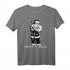 Bad Santa Muskel Weihnachtsmann T-Shirt - Lustiges Kraftsport Weihnachtsgeschenk für Bodybuilder, Powerlifter & Fitness Freaks