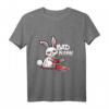 Bad Bunny Lustiges Horror Hase Halloween Kostüm Geschenk - Blutiges Kettensäge Hasen Outfit für Männer und Frauen, Perfekt für Halloween, Karneval & Horrorfilm Fans