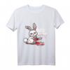 Bad Bunny Lustiges Horror Hase Halloween Kostüm Geschenk - Blutiges Kettensäge Hasen Outfit für Männer und Frauen, Perfekt für Halloween, Karneval & Horrorfilm Fans