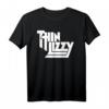 Thin Lizzy White Stacked Logo T-Shirt – Offizielles Band-Merchandise für Fans, Damen und Herren