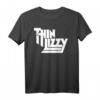 Thin Lizzy White Stacked Logo T-Shirt – Offizielles Band-Merchandise für Fans, Damen und Herren