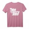 Thin Lizzy White Stacked Logo T-Shirt – Offizielles Band-Merchandise für Fans, Damen und Herren