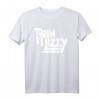 Thin Lizzy White Stacked Logo T-Shirt – Offizielles Band-Merchandise für Fans, Damen und Herren