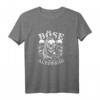 Böse alte Frau Totenkopf Geschenk T-Shirt - Lustiges Damen T-Shirt für Oma, Mutter & Halloween mit Tarnmuster und Sarkasmus
