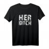HER BITCH Kinky Couples Outfit FemDom Master Slave T-Shirt – BDSM Fetisch Kleidung für Paare, Kink Party & Geschenk