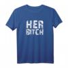HER BITCH Kinky Couples Outfit FemDom Master Slave T-Shirt – BDSM Fetisch Kleidung für Paare, Kink Party & Geschenk