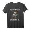 Englische Bulldogge Spruch T-Shirt - 'Guten Morgen Ganz Dünnes Eis' Lustiges Ironisches Outfit für Morgenmuffel & Büroarbeiter