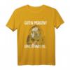 Englische Bulldogge Spruch T-Shirt - 'Guten Morgen Ganz Dünnes Eis' Lustiges Ironisches Outfit für Morgenmuffel & Büroarbeiter