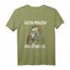 Englische Bulldogge Spruch T-Shirt - 'Guten Morgen Ganz Dünnes Eis' Lustiges Ironisches Outfit für Morgenmuffel & Büroarbeiter
