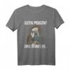 Englische Bulldogge Spruch T-Shirt - 'Guten Morgen Ganz Dünnes Eis' Lustiges Ironisches Outfit für Morgenmuffel & Büroarbeiter