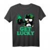 Sanrio Badtz-Maru St. Patrick's Day Get Lucky Shamrock T-Shirt - Offiziell lizenzierte Sanrio Bekleidung für Fans