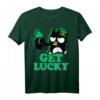 Sanrio Badtz-Maru St. Patrick's Day Get Lucky Shamrock T-Shirt - Offiziell lizenzierte Sanrio Bekleidung für Fans