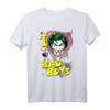 Batman Joker I Heart Bad Boys T-Shirt - Offiziell lizenziertes Superhelden-Shirt für Erwachsene und Kinder