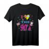 Ich liebe die 90er Jahre Retro Buntes Bad Taste Oldschool T-Shirt – Perfekt für Partys, Fasching & Urlaub auf Mallorca, Ibiza oder Goldstrand