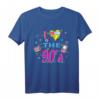 Ich liebe die 90er Jahre Retro Buntes Bad Taste Oldschool T-Shirt – Perfekt für Partys, Fasching & Urlaub auf Mallorca, Ibiza oder Goldstrand