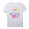 Ich liebe die 90er Jahre Retro Buntes Bad Taste Oldschool T-Shirt – Perfekt für Partys, Fasching & Urlaub auf Mallorca, Ibiza oder Goldstrand