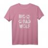 Big Bad Wolf Halloween-Kostüm mit Hundemotiv T-Shirt – Lustiges und einfaches Outfit für Halloween-Partys, Büro & Trick-or-Treat