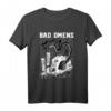 Schlechte Omen T-Shirt mit Schlange und Schädel – Dunkles Gothic-Design für Grunge- und Gothic-Liebhaber, perfekt für dunkle Ausdrucksweise