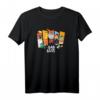 HapPanda Character Group Panels T-Shirt - Lizenziertes Design für Männer, Frauen, Jungen & Mädchen