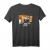 HapPanda Character Group Panels T-Shirt - Lizenziertes Design für Männer, Frauen, Jungen & Mädchen