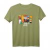 HapPanda Character Group Panels T-Shirt - Lizenziertes Design für Männer, Frauen, Jungen & Mädchen