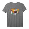 HapPanda Character Group Panels T-Shirt - Lizenziertes Design für Männer, Frauen, Jungen & Mädchen