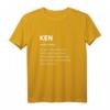 Ken Name Shirt | Personalisiertes lustiges T-Shirt für Herren – Perfektes Geburtstags- und Weihnachtsgeschenk für Ken