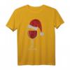 Lustiges Weihnachtswein T-Shirt mit Mütze - Perfektes Geschenk für Weinliebhaber zu Weihnachten, Nikolaus & Festlichkeiten