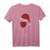 Lustiges Weihnachtswein T-Shirt mit Mütze - Perfektes Geschenk für Weinliebhaber zu Weihnachten, Nikolaus & Festlichkeiten