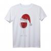 Lustiges Weihnachtswein T-Shirt mit Mütze - Perfektes Geschenk für Weinliebhaber zu Weihnachten, Nikolaus & Festlichkeiten