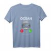 The Ocean Is Calling And I Must Go Taucher T-Shirt – Lustiges Tauchmotiv für Damen & Herren, Perfekt für Scuba Diver & Unterwasserwelt-Liebhaber