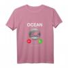 The Ocean Is Calling And I Must Go Taucher T-Shirt – Lustiges Tauchmotiv für Damen & Herren, Perfekt für Scuba Diver & Unterwasserwelt-Liebhaber