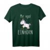 Mir Egal Ich Bin Ein Einhorn Fabelwesen Geschenk Unicorn T-Shirt - Lustiges Geschenk für Einhorn Fans, Kinder & Erwachsene zu Geburtstag & Weihnachten