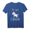Mir Egal Ich Bin Ein Einhorn Fabelwesen Geschenk Unicorn T-Shirt - Lustiges Geschenk für Einhorn Fans, Kinder & Erwachsene zu Geburtstag & Weihnachten