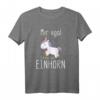 Mir Egal Ich Bin Ein Einhorn Fabelwesen Geschenk Unicorn T-Shirt - Lustiges Geschenk für Einhorn Fans, Kinder & Erwachsene zu Geburtstag & Weihnachten