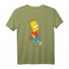 The Simpsons Bart Simpson With Slingshot T-Shirt - Offizielles Merchandise für Fans, lustiges Simpsons Fanshirt für Kinder und Erwachsene