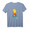 The Simpsons Bart Simpson With Slingshot T-Shirt - Offizielles Merchandise für Fans, lustiges Simpsons Fanshirt für Kinder und Erwachsene