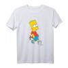 The Simpsons Bart Simpson With Slingshot T-Shirt - Offizielles Merchandise für Fans, lustiges Simpsons Fanshirt für Kinder und Erwachsene