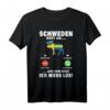 Schweden ruft an T-Shirt mit Elch und schwedischer Flagge – Perfektes Souvenir für Schweden-Urlaub & Skandinavien-Reise