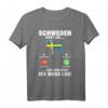 Schweden ruft an T-Shirt mit Elch und schwedischer Flagge – Perfektes Souvenir für Schweden-Urlaub & Skandinavien-Reise
