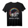 Süßes Death Metal Unicorn Punker T-Shirt für Fans von Heavy Metal, Punk & Einhörnern – Perfekt für Festivals & als Geschenk