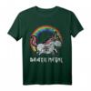 Süßes Death Metal Unicorn Punker T-Shirt für Fans von Heavy Metal, Punk & Einhörnern – Perfekt für Festivals & als Geschenk