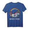 Süßes Death Metal Unicorn Punker T-Shirt für Fans von Heavy Metal, Punk & Einhörnern – Perfekt für Festivals & als Geschenk