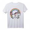 Süßes Death Metal Unicorn Punker T-Shirt für Fans von Heavy Metal, Punk & Einhörnern – Perfekt für Festivals & als Geschenk