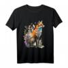 Fuchs Tierliebhaber Waldkunst T-Shirt – Perfekt für Tier- und Naturfreunde als Geschenk