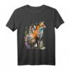 Fuchs Tierliebhaber Waldkunst T-Shirt – Perfekt für Tier- und Naturfreunde als Geschenk