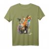 Fuchs Tierliebhaber Waldkunst T-Shirt – Perfekt für Tier- und Naturfreunde als Geschenk